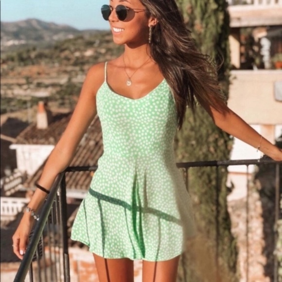 Zara Pants - Zara Green Daisy Romper